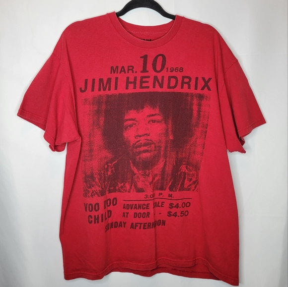 Vintage Other - Jimi Hendrix Voo Doo Child Concert Music Stone Free 1968 T-Shirt